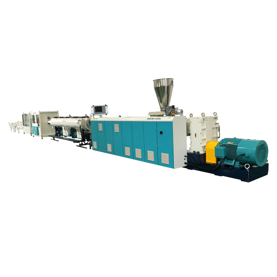 Here is an overview of the extrusion line for CPVC pipe production
