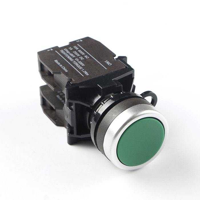 The Green Push Button: A Simple Yet Essential Control Device